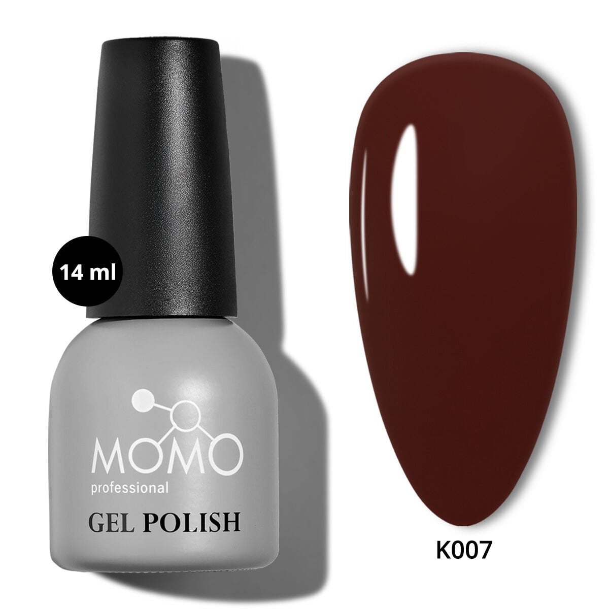 Momo Professional Klasik Seri Kalıcı Oje K007 Kahve Bordo (14ml)