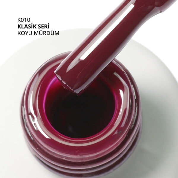 Momo Professional Klasik Seri Kalıcı Oje K010 Koyu Mürdüm (14ml)