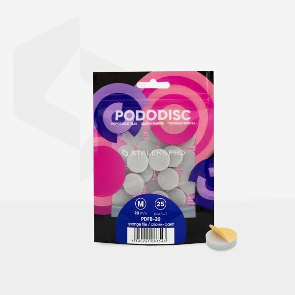 Staleks Pro Pododisc L Pedikür Disk İçin Sünger Törpüler (25 Adet)
