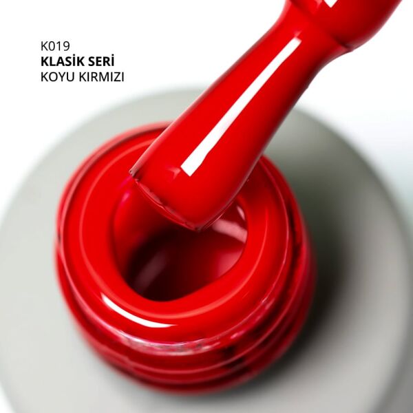 Momo Professional Klasik Seri Kalıcı Oje K019 Soluk Kırmızı (14ml)