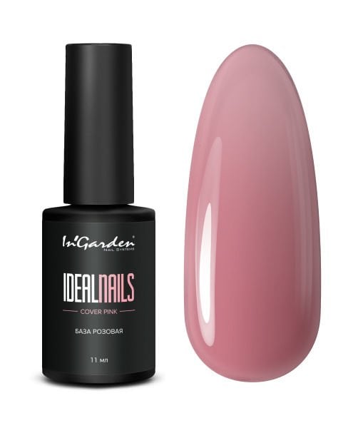 In'Garden Kauçuk/Rubber Base Coat Cover Pink (11ml) (Kamuflaj Pembe)