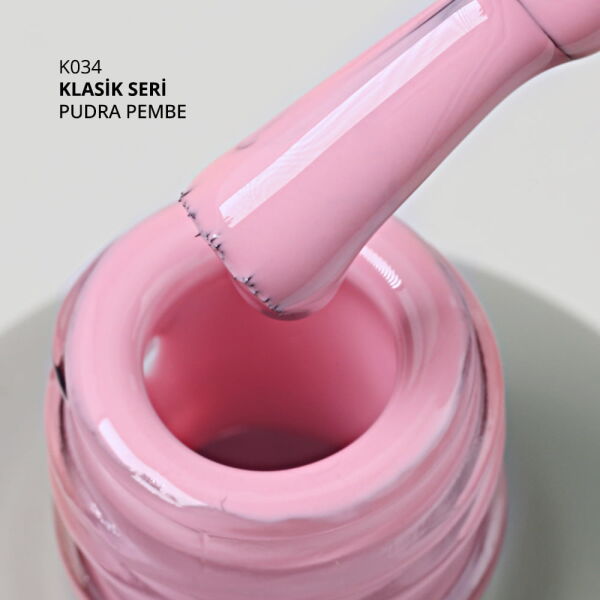 Momo Professional Klasik Seri Kalıcı Oje K034 Pudra Pembe (14ml)