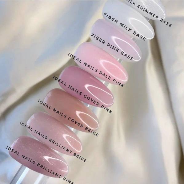 In'Garden Kauçuk/Rubber Base Coat Brilliant Pale Pink (11ml) (Kamuflaj Simli Pembe)