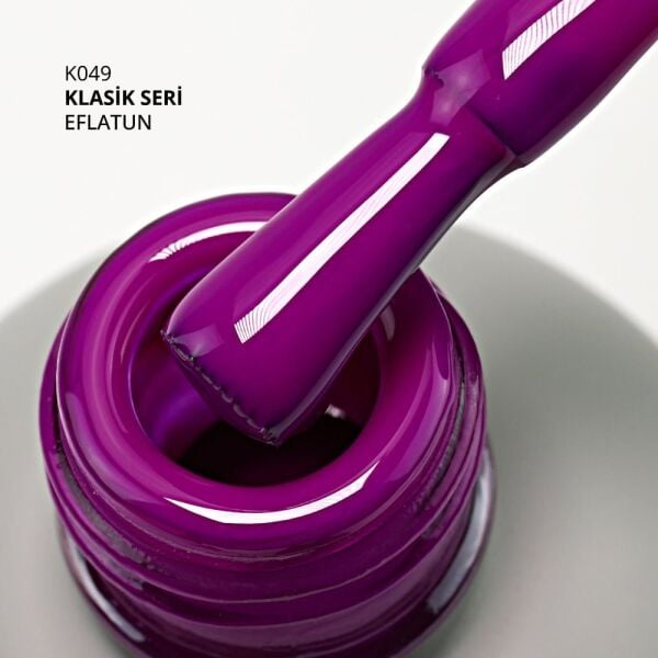 Momo Professional Klasik Seri Kalıcı Oje K049 Eflatun (14ml)