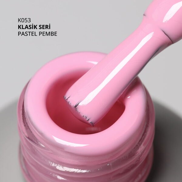 Momo Professional Klasik Seri Kalıcı Oje K053 Pastel Pembe (14ml)