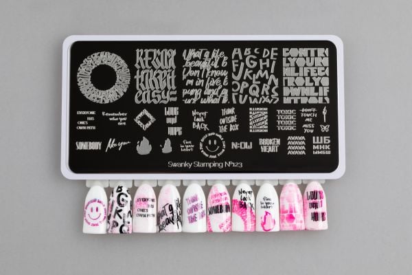 Swanky Stamping Plaka 123