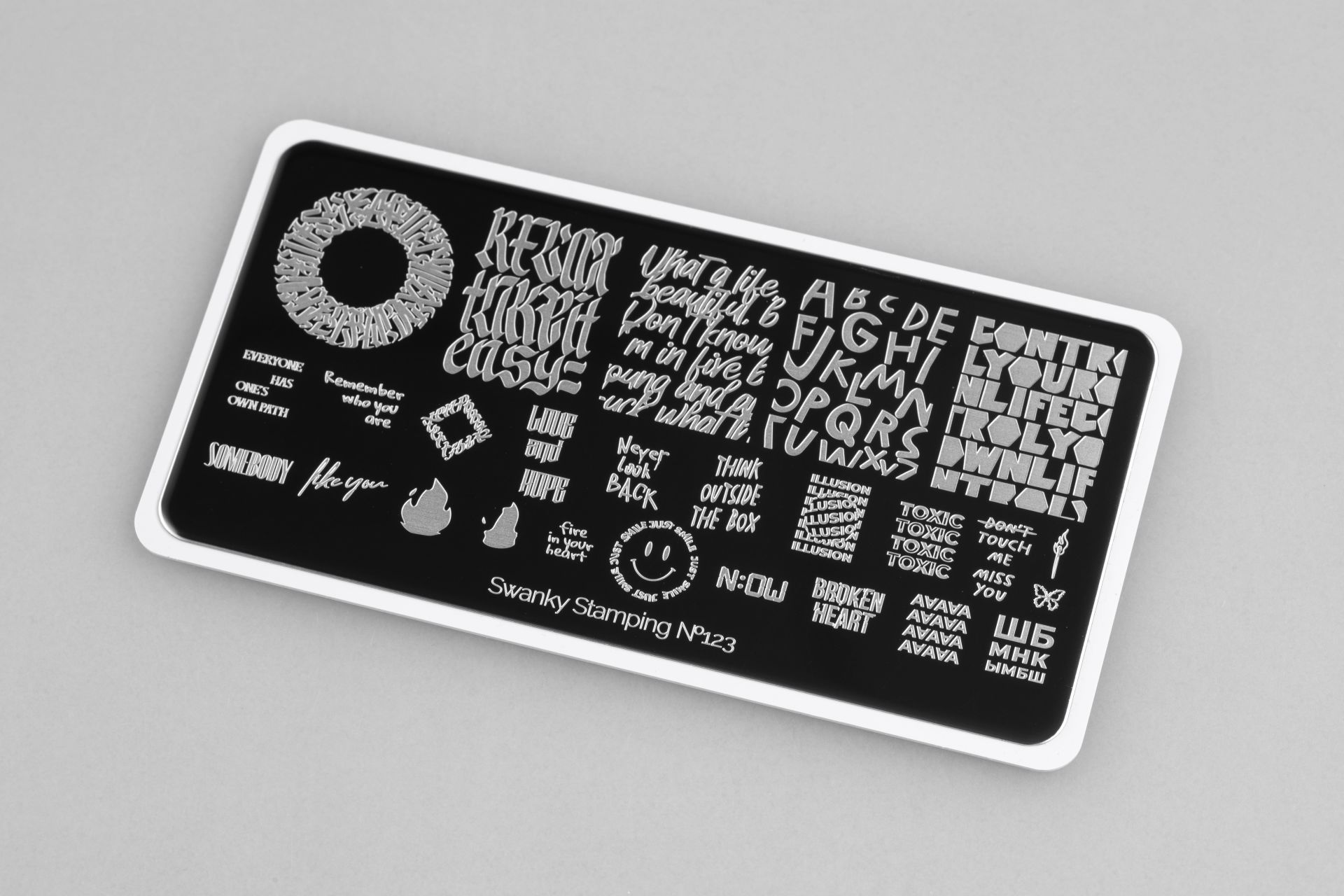 Swanky Stamping Plaka 123