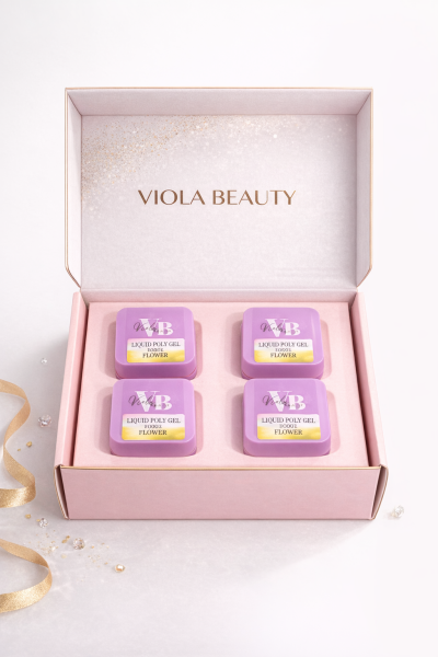 Viola Beauty Liquid Poly Gel Flower Set 4*7 ml