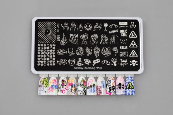 Swanky Stamping Plaka 132