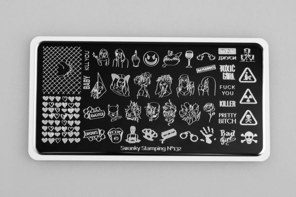 Swanky Stamping Plaka 132