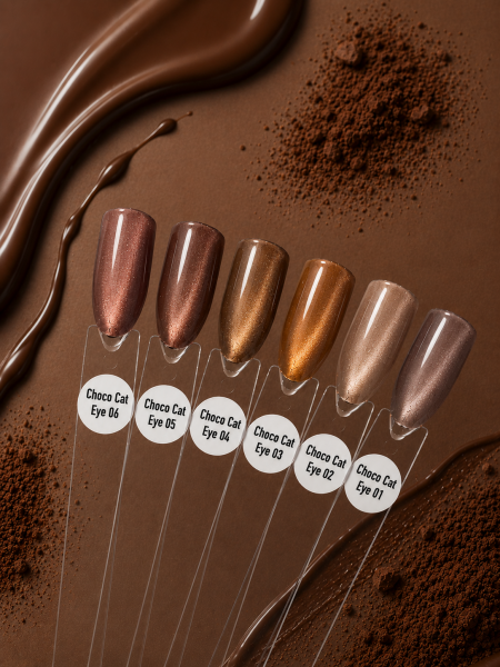 Viola Beauty Kalıcı Oje Choco Cat Eye #0002 13 ml