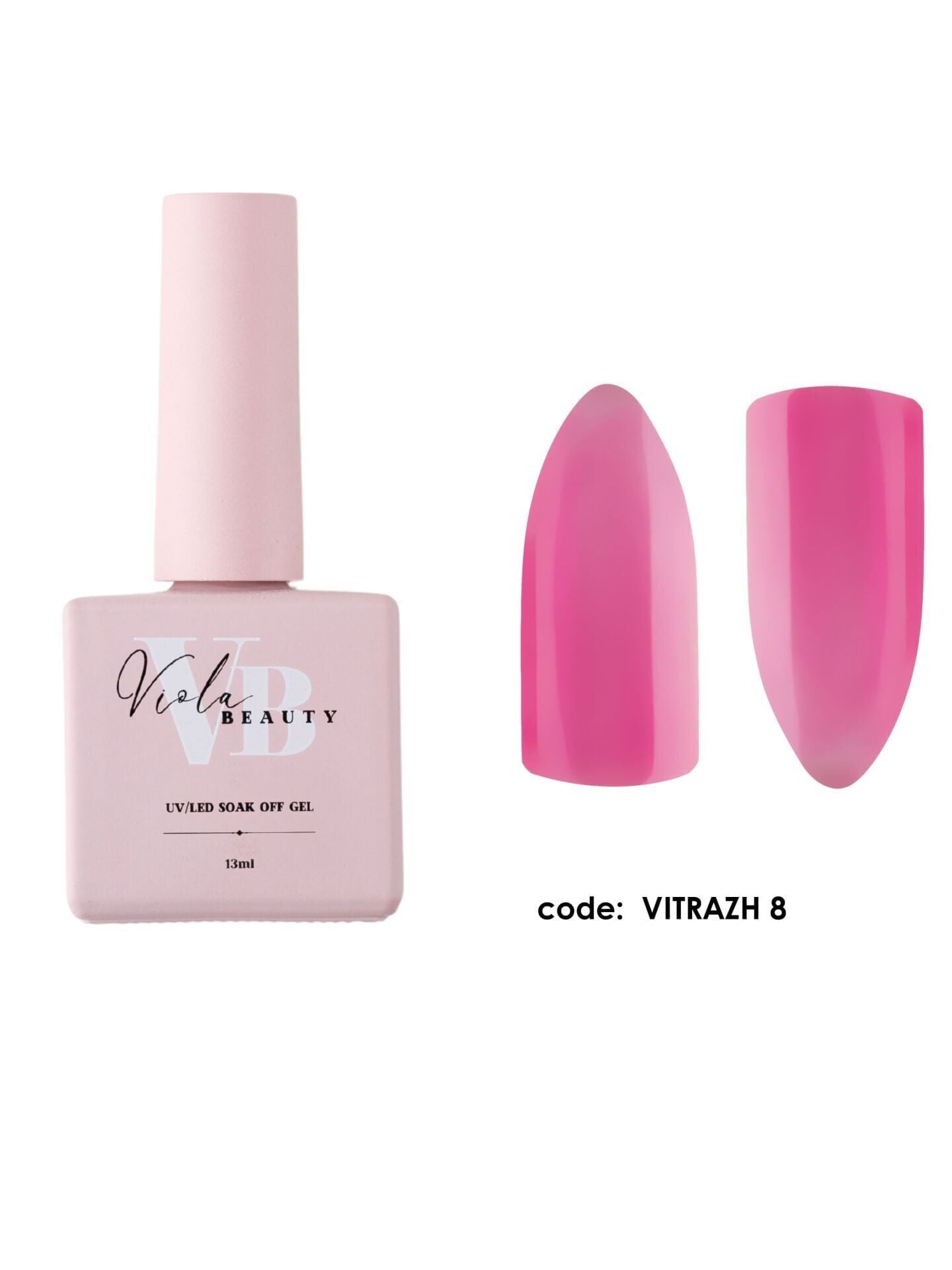 Viola Beauty Vitrazh Collection Kalıcı Oje #0008 13 ml