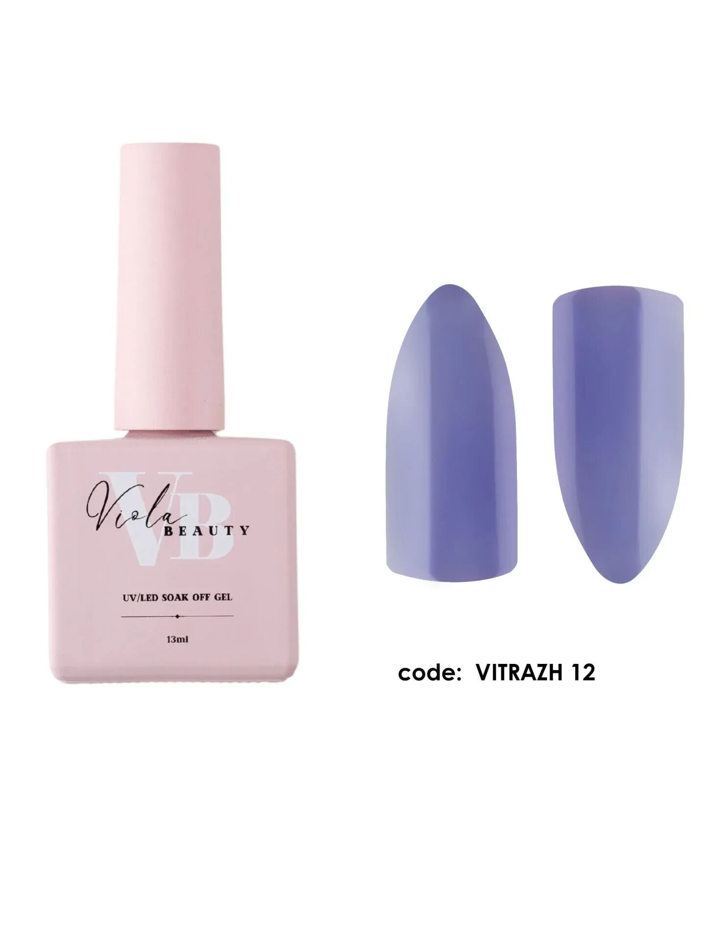 Viola Beauty Vitrazh Collection Kalıcı Oje #0012 13 ml
