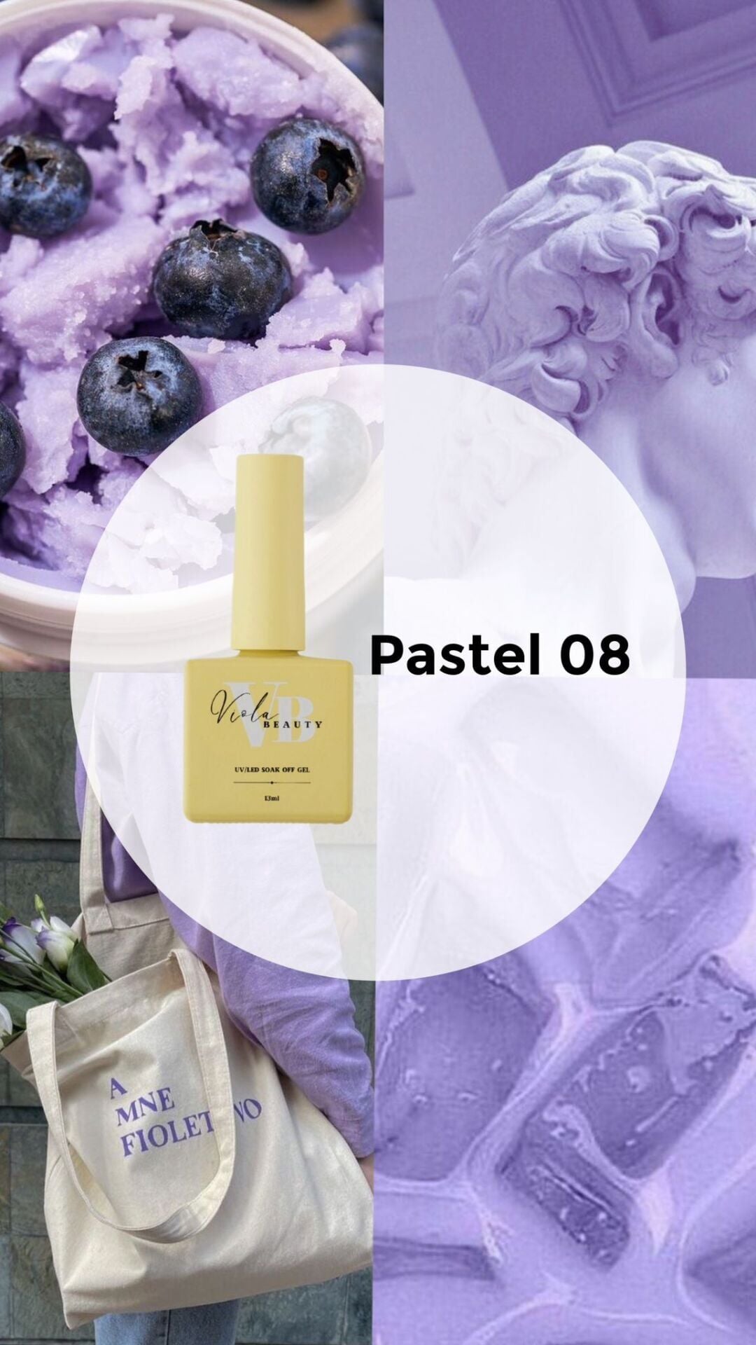 Viola Beauty Kalıcı Oje Pastel #0008 13 ml