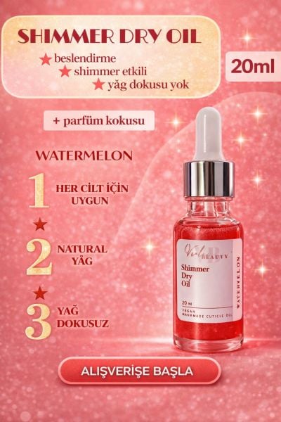 Viola Beauty Kuru Yağ #Watermelon 20ML-Shimmer Dry Oil