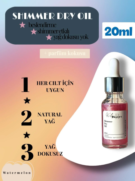 Viola Beauty Kuru Yağ #Watermelon 20ML-Shimmer Dry Oil