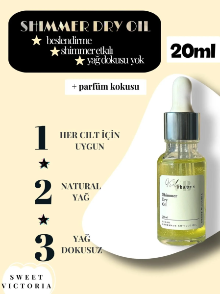 Viola Beauty Kuru Yağ #Sweet Victoria 20ML-Shimmer Dry Oil