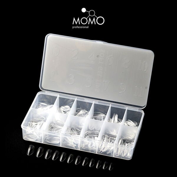 Momo Professional Tırnak Soft Gel Tips, Yeni Nesil Jel Tips, 500 Ad. (Badem)