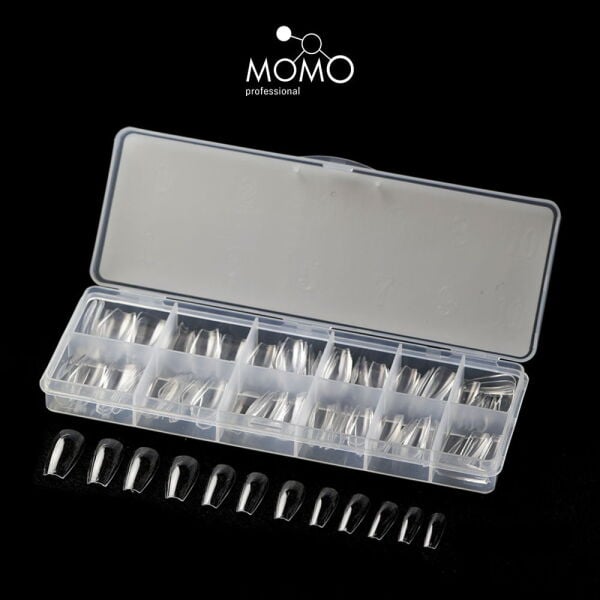 Momo Professional Tırnak Soft Gel Tips, Yeni Nesil Jel Tips, 120 Ad. (Balerin)