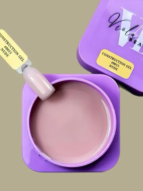 Viola Beauty Construction Gel Nude #0015 - Orta Akışkan Builder Jel 50 ml