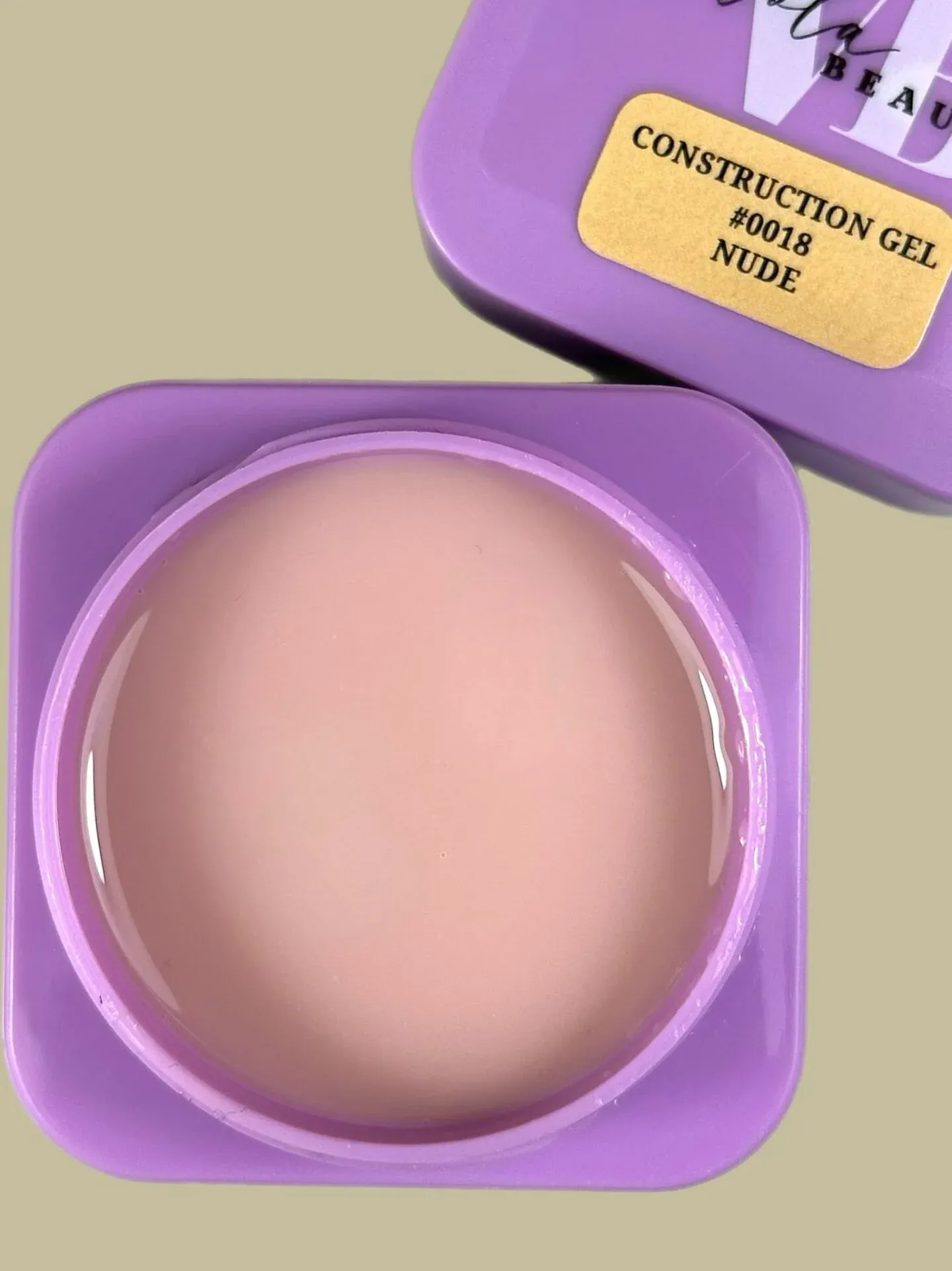 Viola Beauty Construction Gel Nude #0018 - Orta Akışkan Builder Jel 50 ml