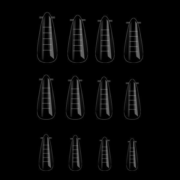 Momo Professional Protez Tırnak İçin Üst Form, Almond, 120 Adet