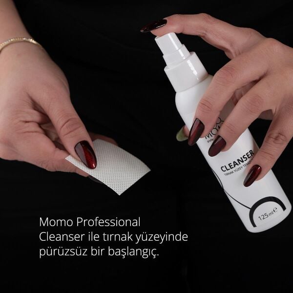 Momo Professional Cleanser, Tırnak Yüzey Temizleyici, 125 ml