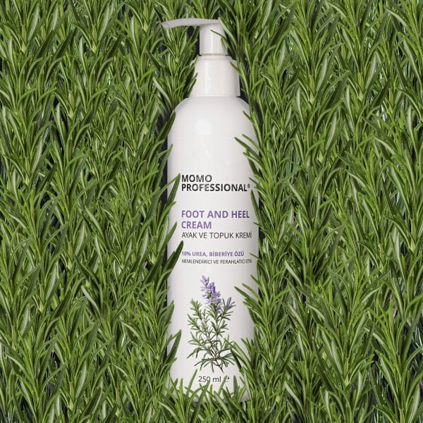 Momo Professional Ayak ve Topuk Kremi %10 Üreli, Biberiye Özlü, Yoğun Nemlendirici Bakım Kremi, 250 ml