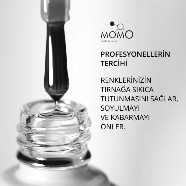 Momo Professional Base Coat Kalıcı Oje İçin, 9 ml