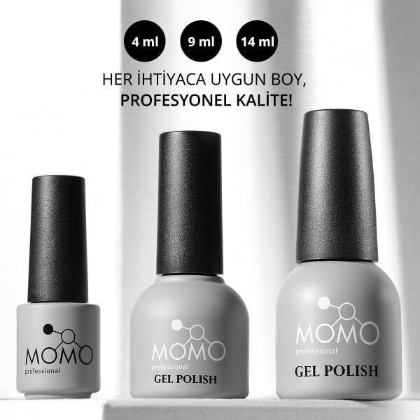 Momo Professional Base Coat Kalıcı Oje İçin, 14 ml