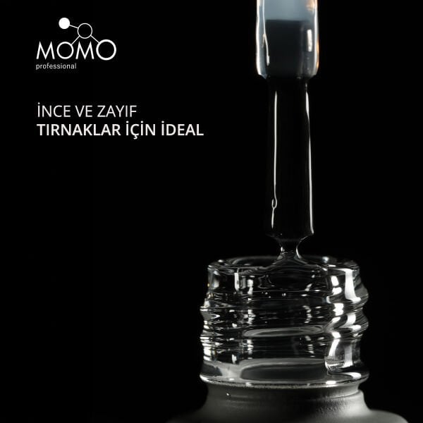Momo Professional Kalıcı Oje İçin Rubber Base Coat, 9 ml