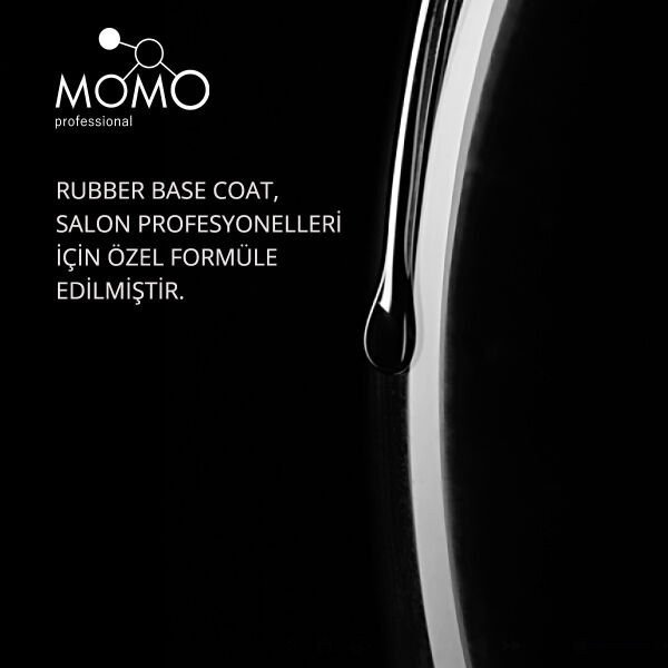 Momo Professional Kalıcı Oje İçin Rubber Base Coat, 9 ml