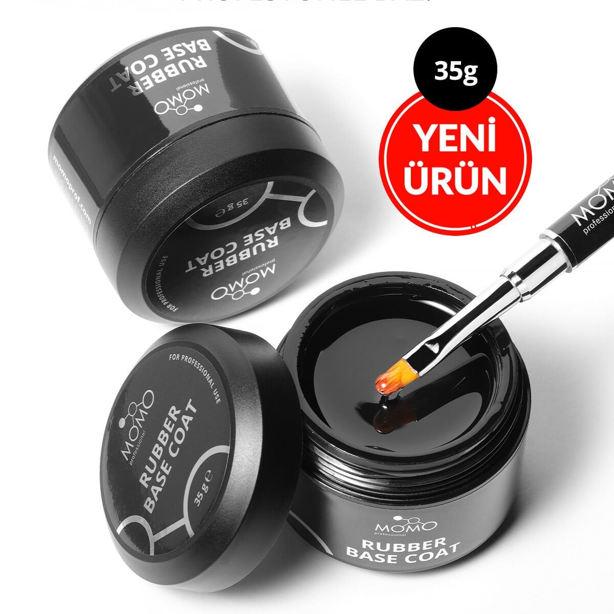 Momo Professional Kalıcı Oje İçin Rubber Base Coat 35 GR