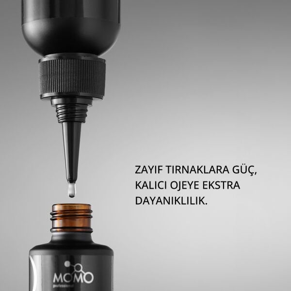 Momo Professional Kalıcı Oje İçin Rubber Base Coat 100 ml – REFILL ŞİŞE