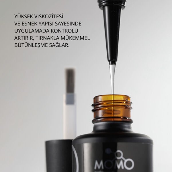 Momo Professional Kalıcı Oje İçin Rubber Base Coat 100 ml – REFILL ŞİŞE