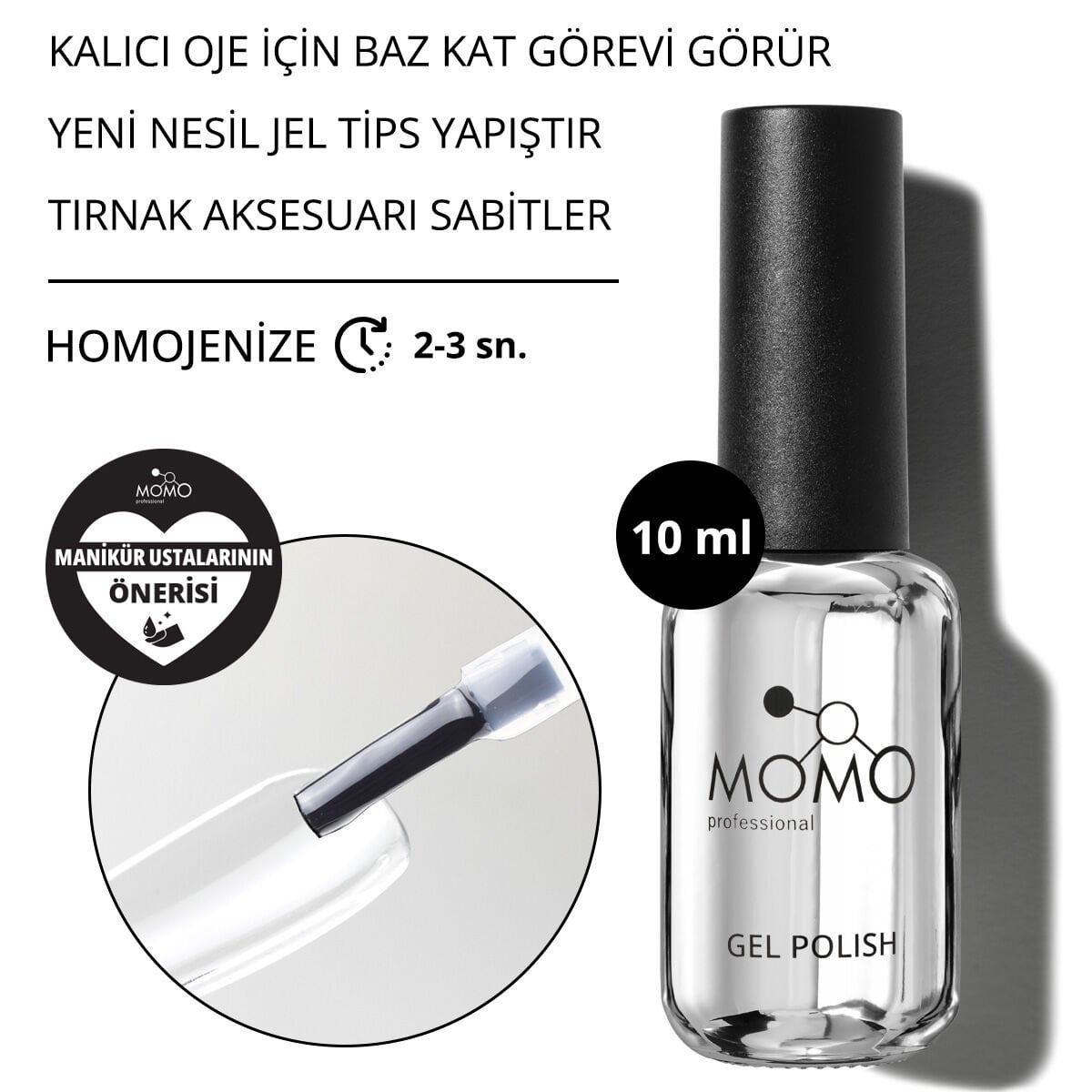 Momo Professional Base Coat 4 in 1, 10 ml
