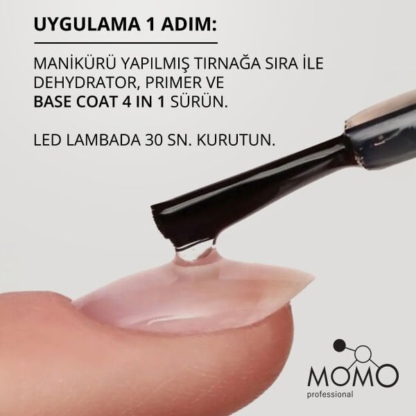 Momo Professional Base Coat 4 in 1, 10 ml