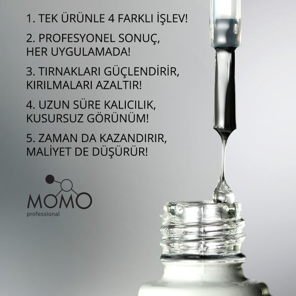 Momo Professional Base Coat 4 in 1, 10 ml