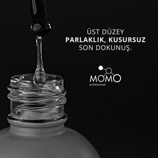 Momo Professional Çizilmeyen Yeni Formül Crystal Top Coat, 4 ml