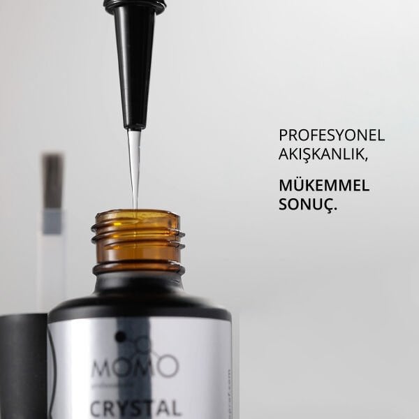 Momo Professional Kalıcı Oje İçin Crystal Top Coat 100 ml – REFILL ŞİŞE