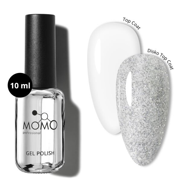 Momo Professional Disko Efekt Top Coat, 10 ml