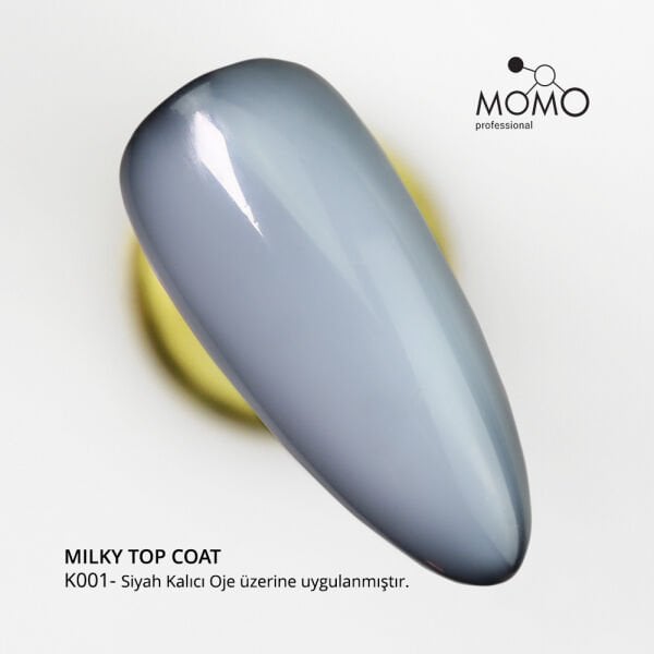 Momo Professional Milky Top Coat, Rakı Beyazı 10 ml
