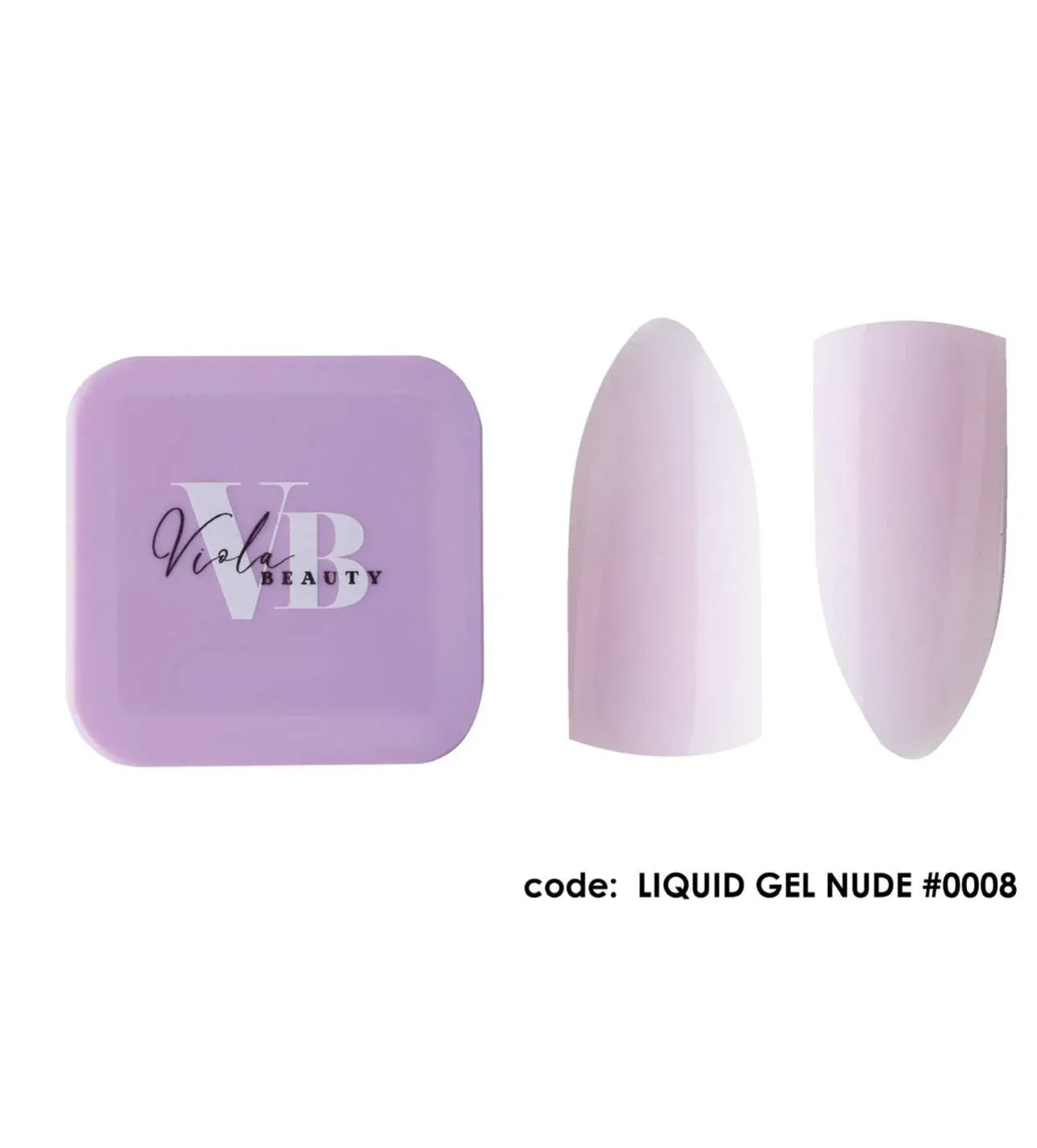 Viola Beauty Liquid Gel Nude #0008 - Akışkan Builder Jel 30 ml