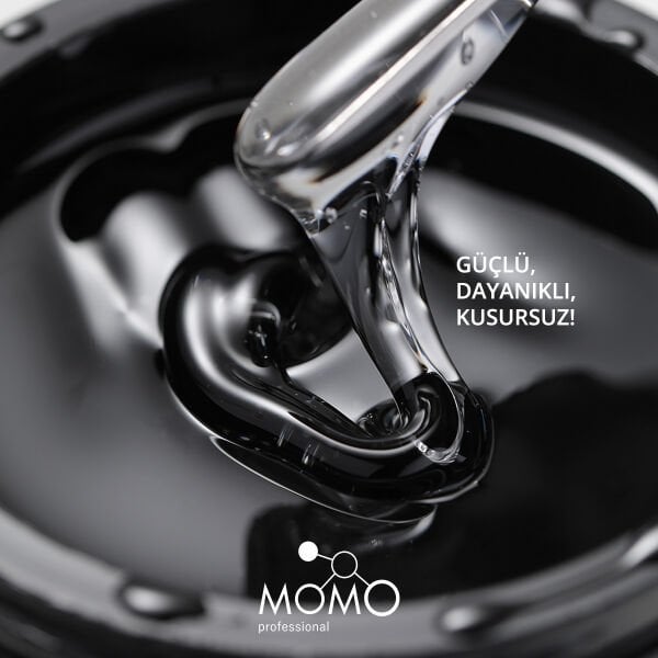 Momo Professional Premium Protez Tırnak Jeli 01, Şeffaf, 35 gr