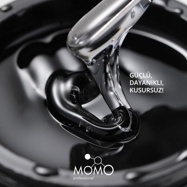 Momo Professional Premium Protez Tırnak Jeli 01, Şeffaf, 55 gr