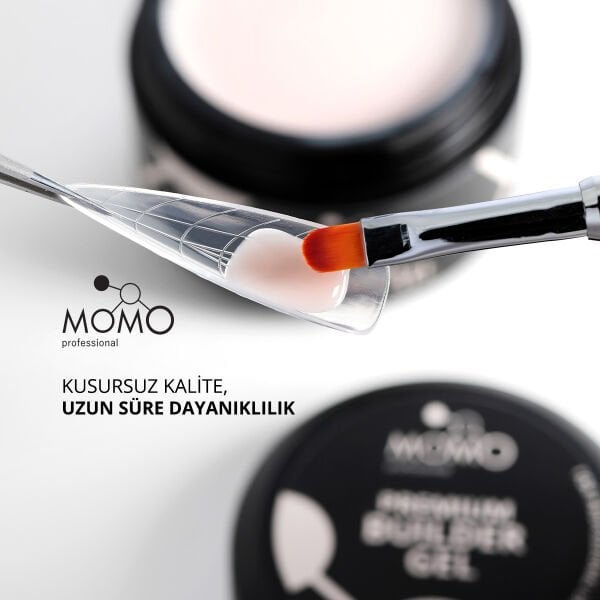 Momo Professional Premium Protez Tırnak Jeli 03, Sütlü Bej, 35 gr