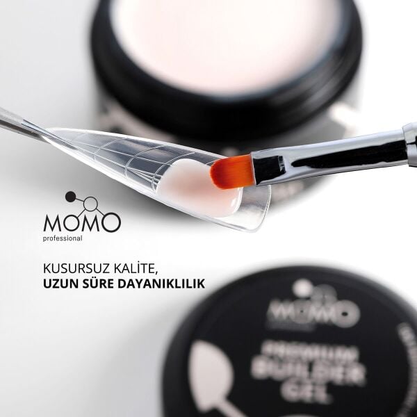 Momo Professional Premium Protez Tırnak Jeli 03, Sütlü Bej, 55 gr