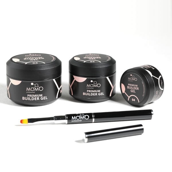 Momo Professional Premium Protez Tırnak Jeli 04, Bej, 35 gr