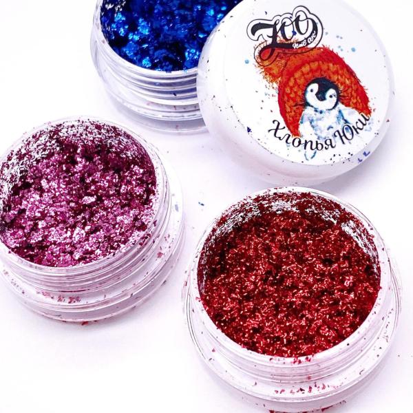 Zoo Yuki Parçacıkları 1263 Pembe Metal (0,5gr)