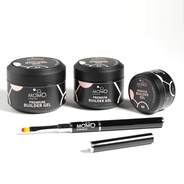 Momo Professional Premium Protez Tırnak Jeli 04, Bej, 55 gr